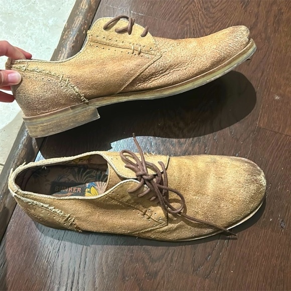 Bunker leather shoes - real leather size USA 10 - Picture 4 of 7